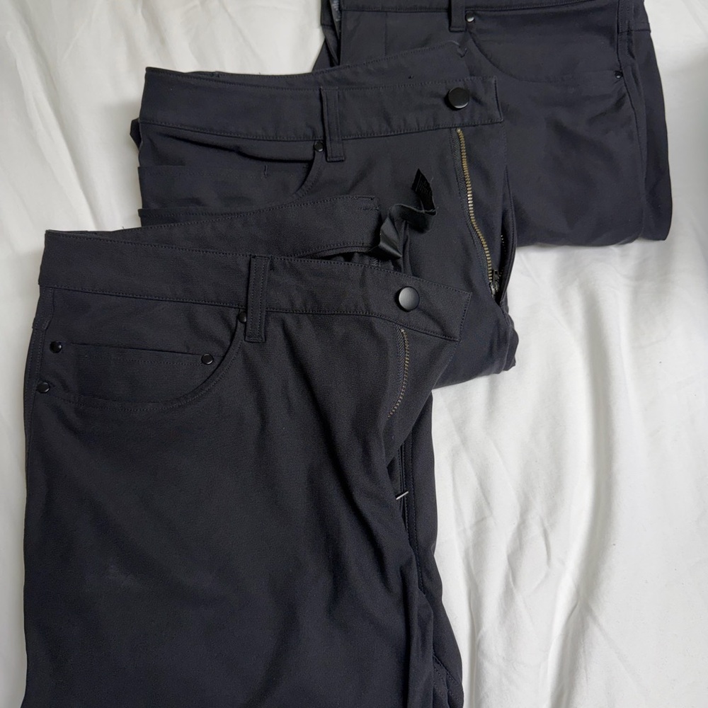 Lululemon Black ABC Pants | Set of 3